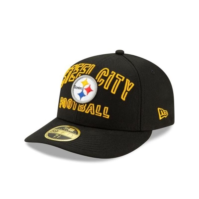 Sapca New Era Pittsburgh Steelers NFL NFL Draft Alternate Low Profile 59FIFTY Fitted - Negrii